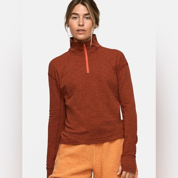 Outdoor Voices OV Fleece Half-Zip Currant S - Picture 1 of 6